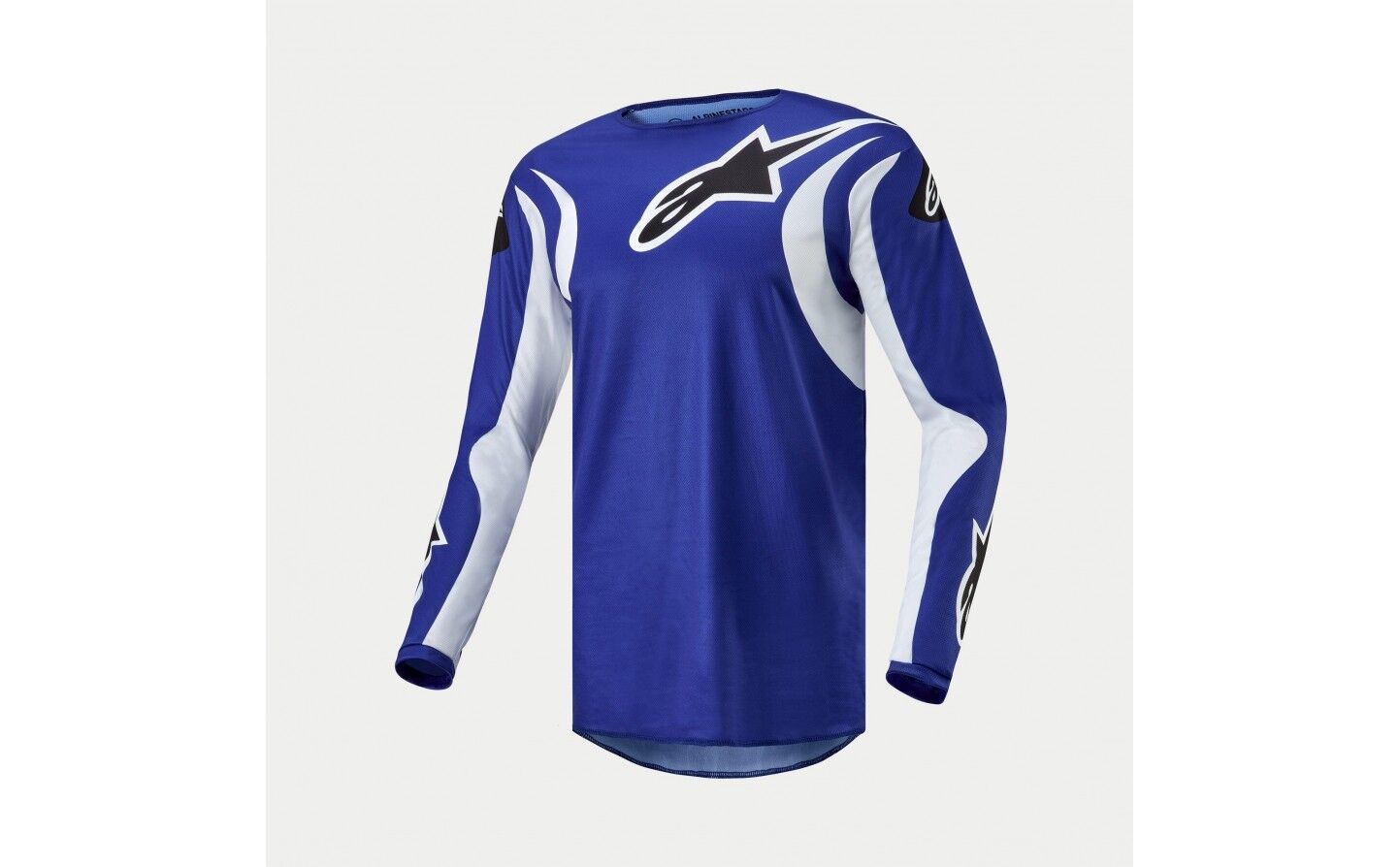 Camiseta Alpinestars Fluid Lucent Azul Blanco  3763724-7021