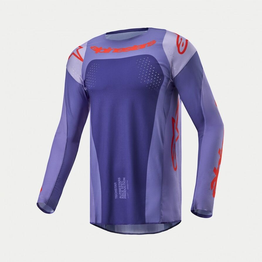 Camiseta Alpinestars Techstar Ocuri Púrpura Naranja  3767024-3015