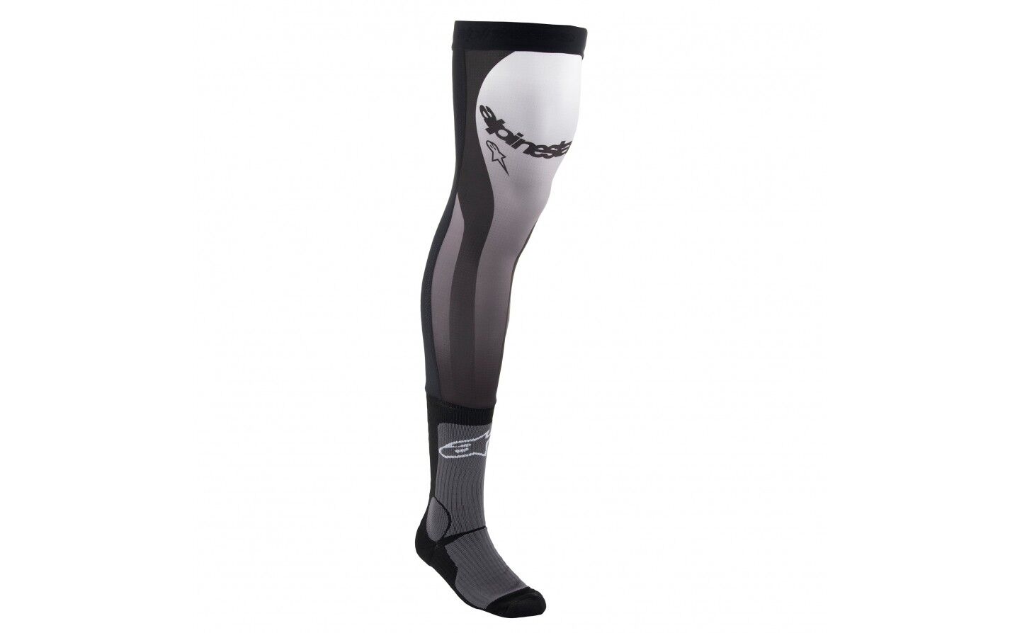 Calcetines Alpinestars Knee Brace Blanco Negro  4701324-12