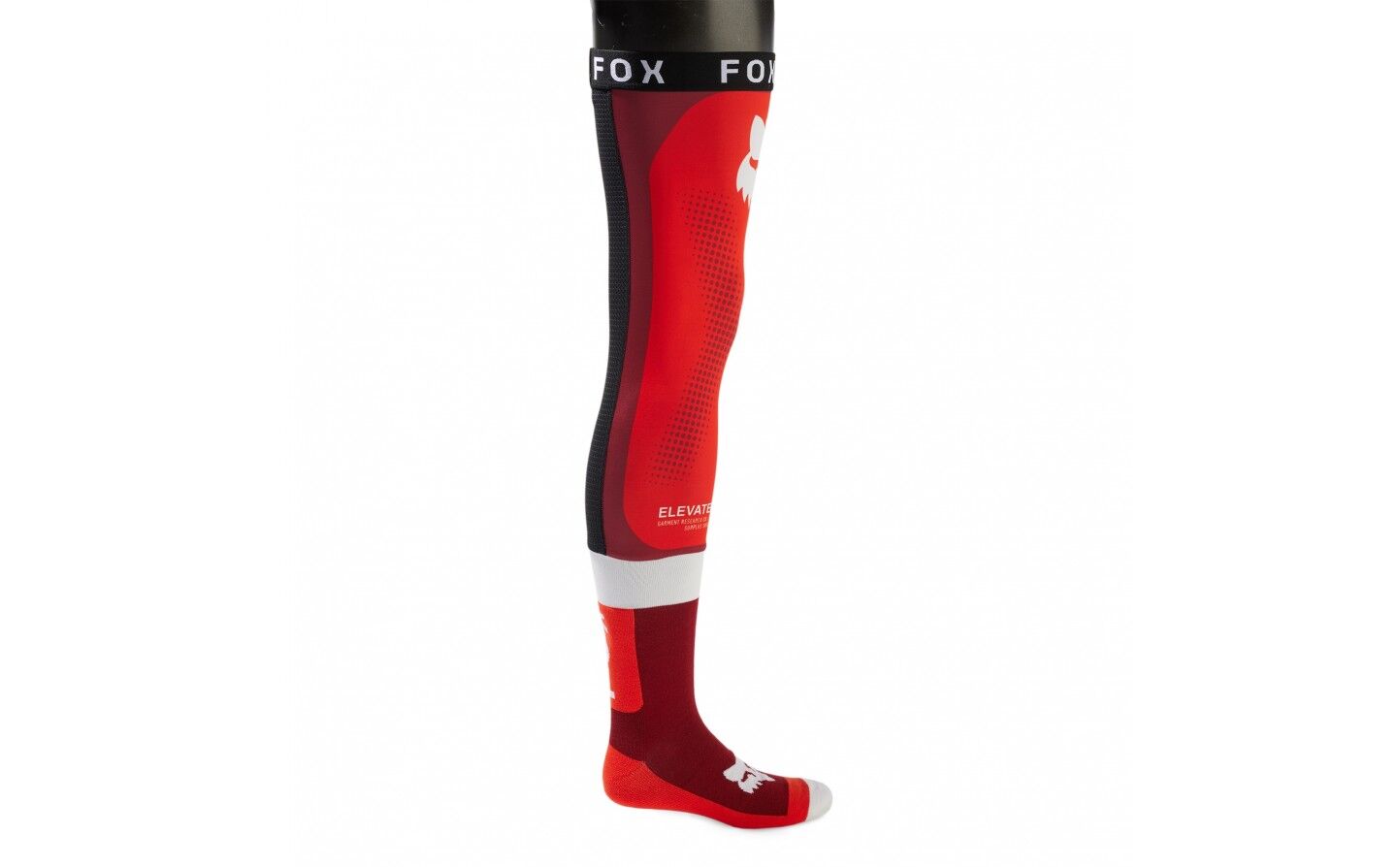 Calcetines Fox Flexair Knee Brace Rojo Fluor  31335-110