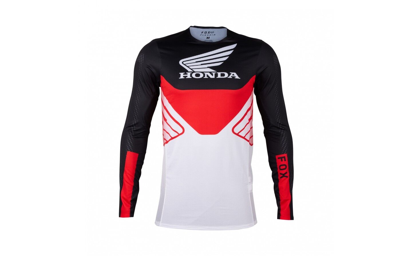 Camiseta Fox Flexair Honda Negro Blanco  31269-018