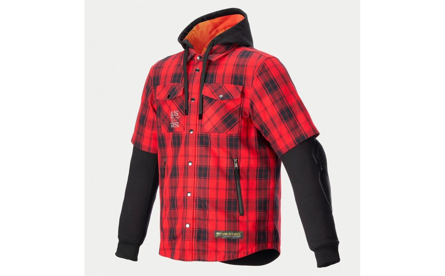 Camisa Alpinestars Tartán Mo.St.Eq Rojo Negro  4300424-3136