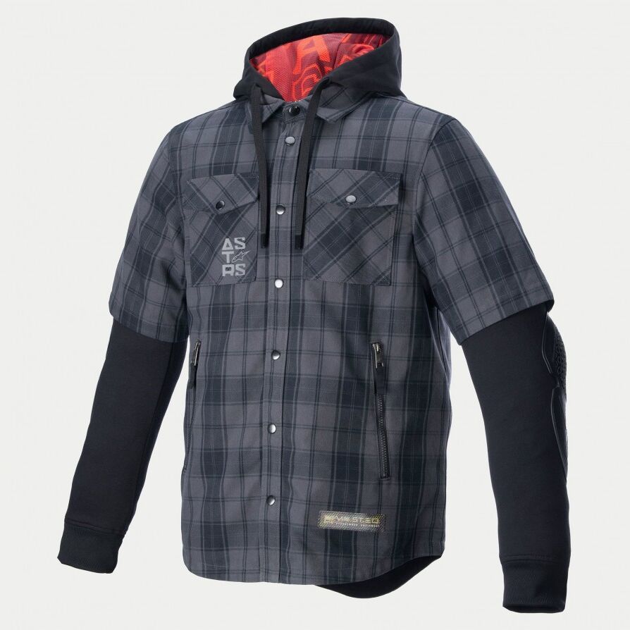 Camisa Alpinestars Tartán Mo.St.Eq Gris Negro  4300424-9610