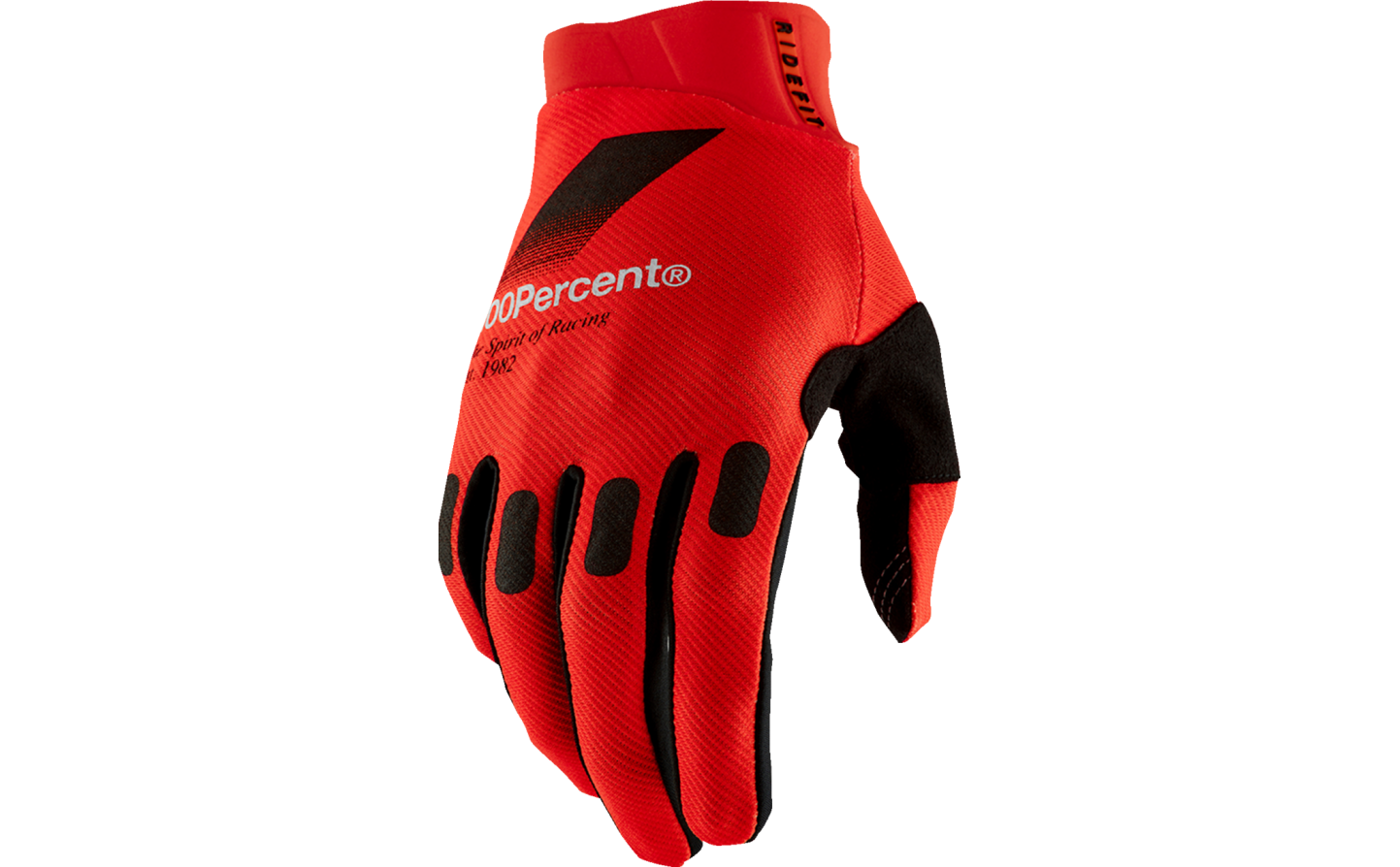 Guantes 100% Ridefit Rojo  33307823