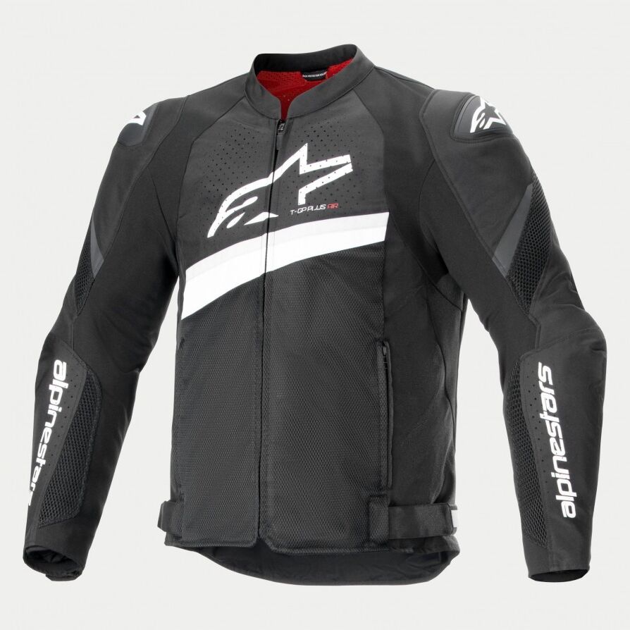 Chaqueta Alpinestars T-Gp Plus R V4 Airflow Blanco Negro  3300624-12