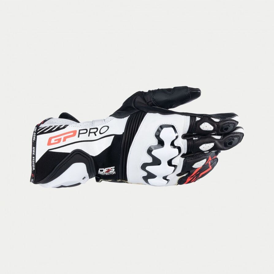 Guantes Alpinestars Gp Pro R4 Blanco Negro  3556724-12