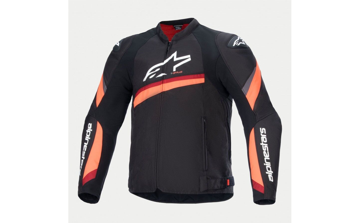 Chaqueta Alpinestars T-Gp Plus R V4 Negro Rojo Fluor  3300524-1030