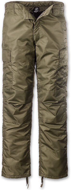 Brandit Thermo Pantalones - Verde (L)