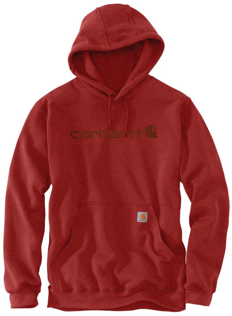 Carhartt Signature Logo Midweight Sudadera con capucha - Rojo (2XL)