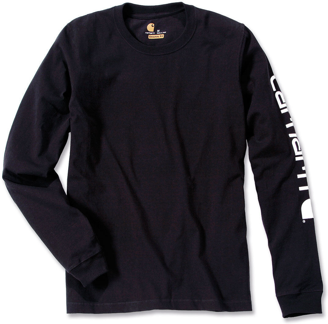 Carhartt Logo Longsleeve - Negro (M)