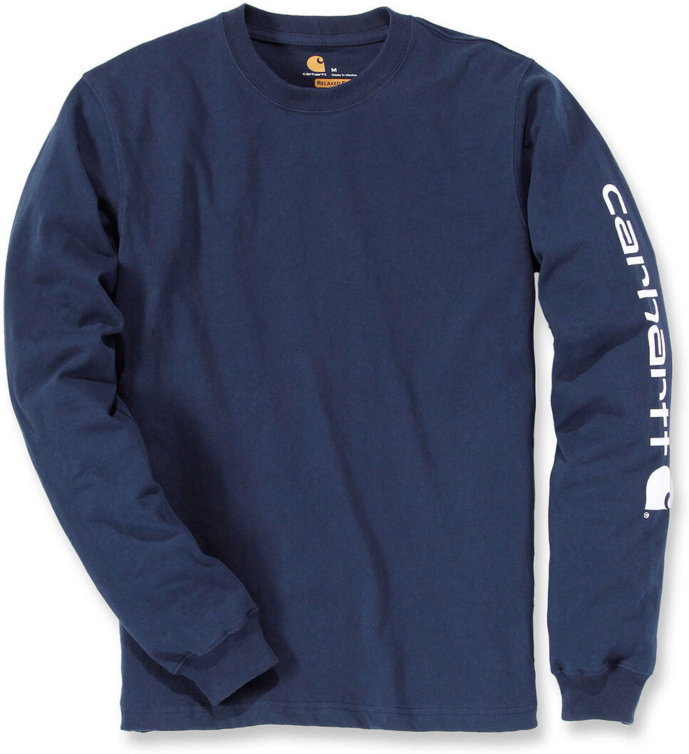 Carhartt Logo Longsleeve - Azul (M)