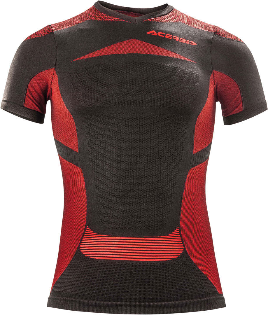 Acerbis X-Body Camisa funcional - Negro Rojo (L XL)