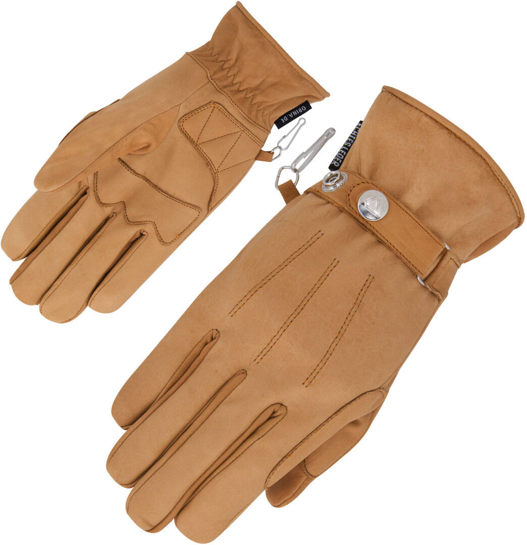 Orina Classic II Guantes de motocicleta - Naranja Marrón (S)