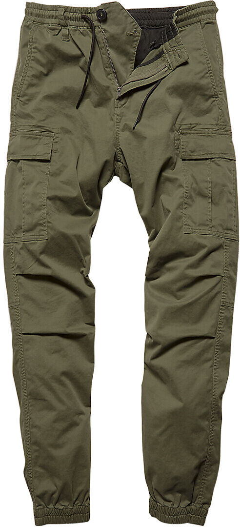 Vintage Industries Vince Cargo Jogger Pantalones - Verde (33)