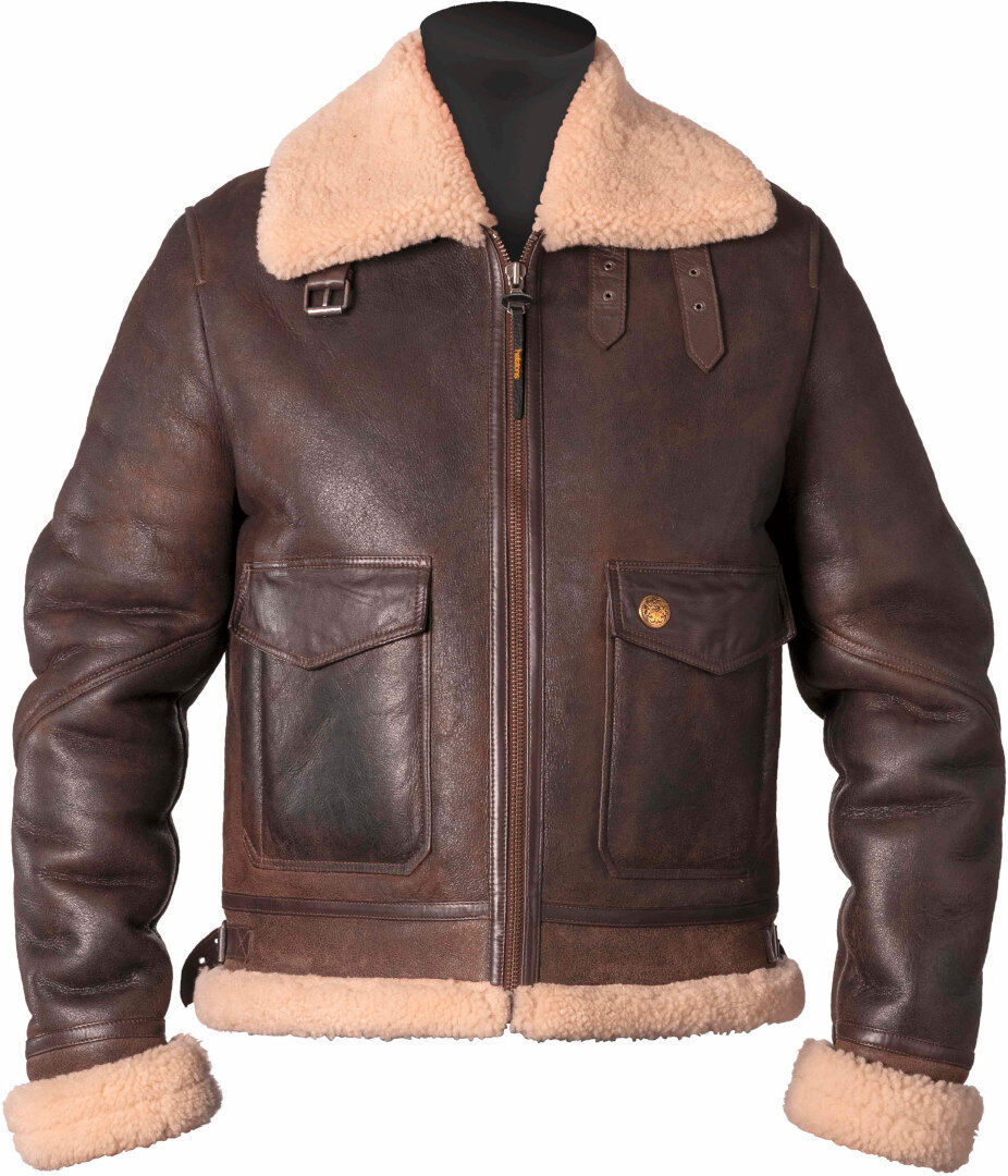 Helstons Bombardier Thunder Chaqueta - Marrón (L)