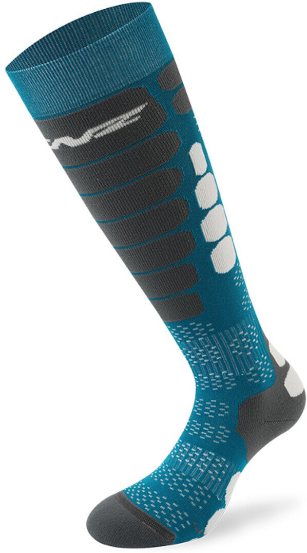 Lenz Skiing 5.0 Calcetines - Gris Azul (39 40 41)