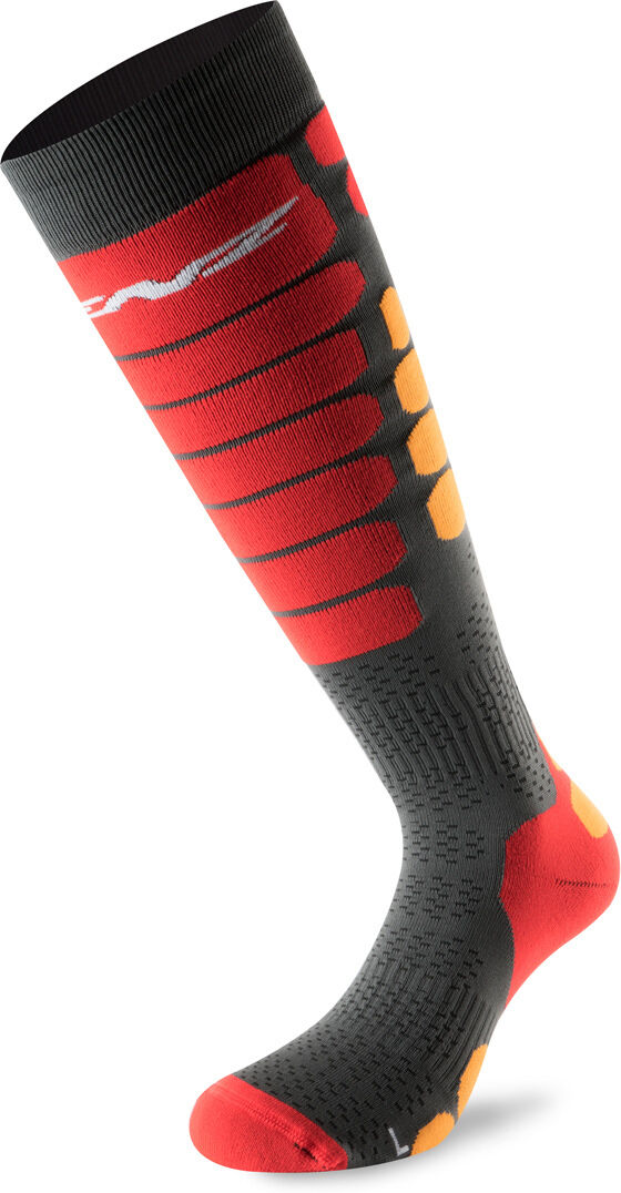 Lenz Skiing 5.0 Calcetines - Negro Rojo (45 46 47)