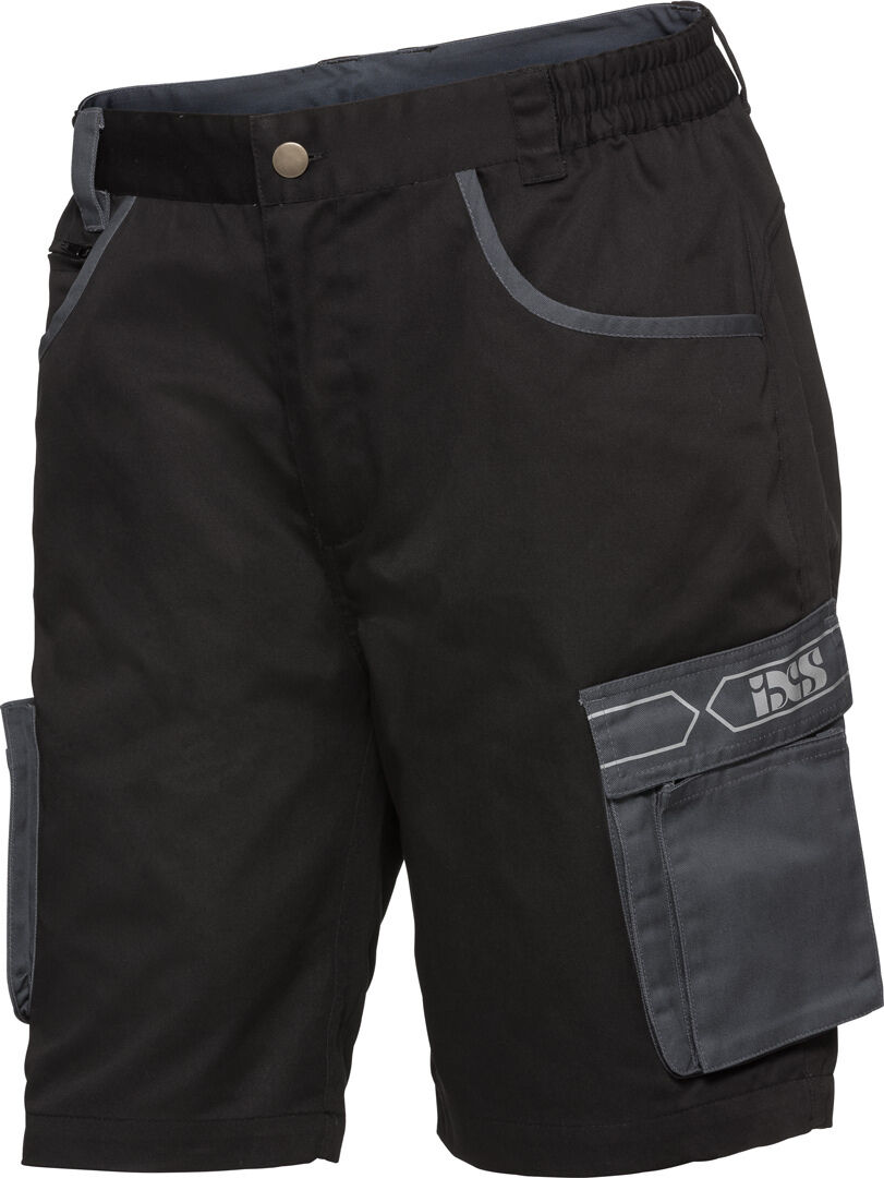 IXS Team Pantalones cortos - Negro Gris (XS)