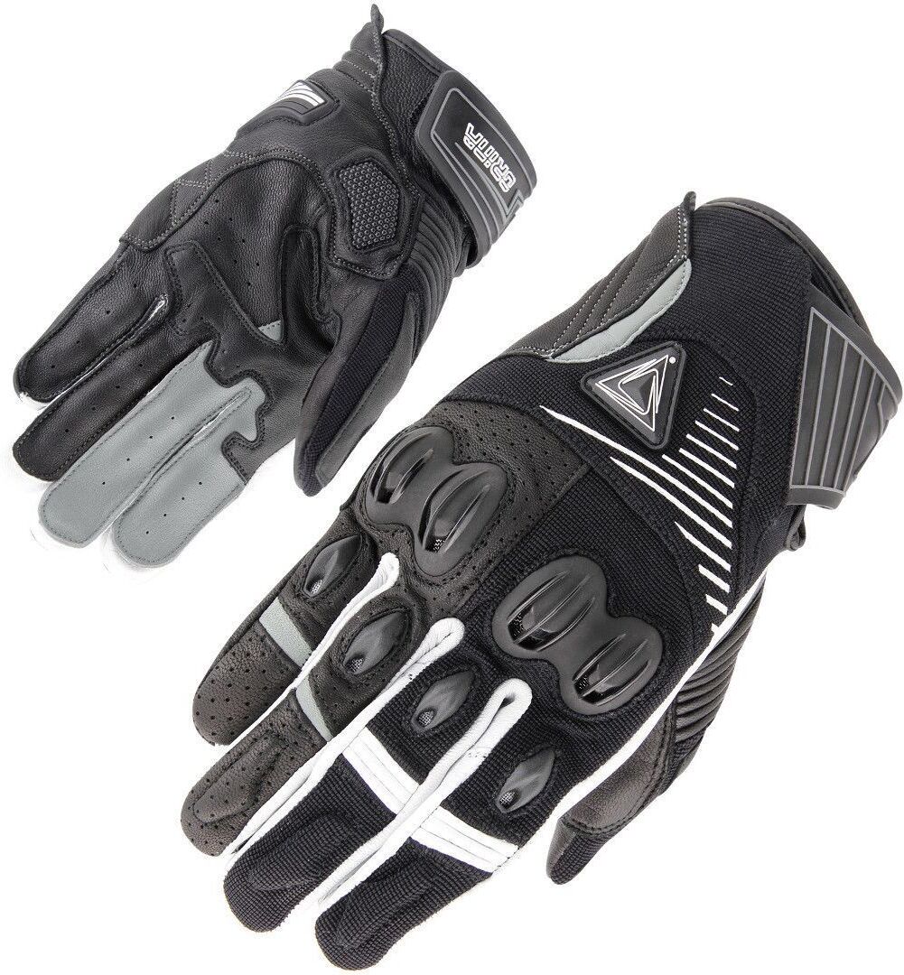 Orina Space Guantes de moto - Negro Gris Blanco (S M)