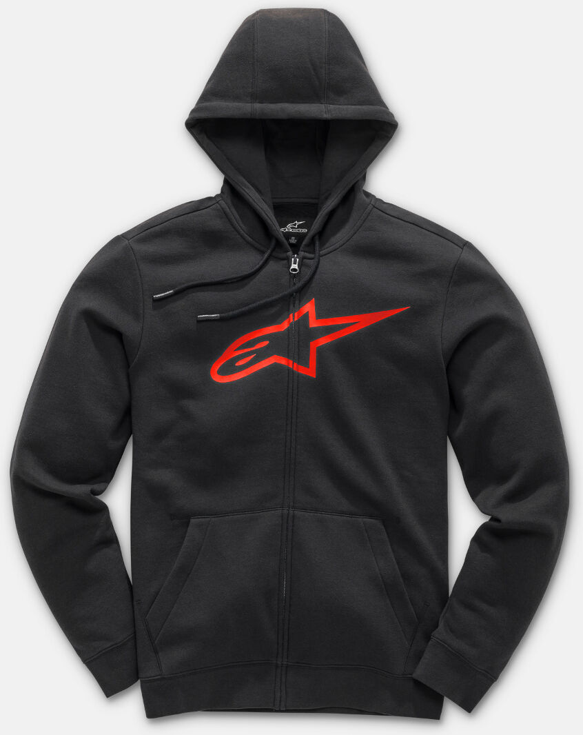 Alpinestars Ageless II sudadera con capucha - Negro Rojo (S)