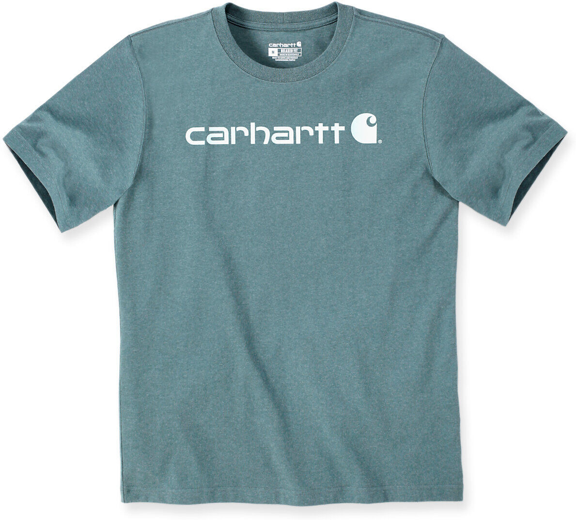 Carhartt EMEA Core Logo Workwear Short Sleeve Camiseta - Verde Azul (XL)