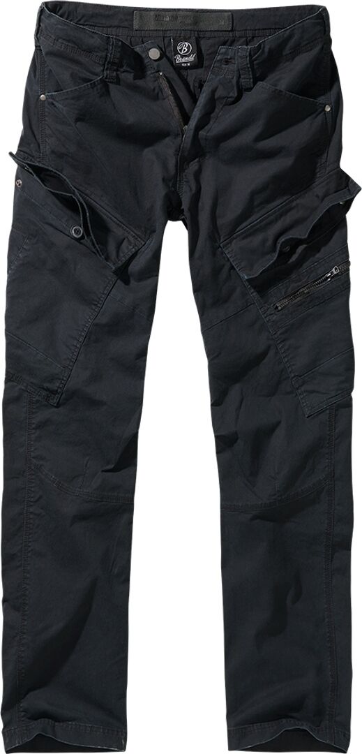 Brandit Adven Slim Fit Pantalones - Negro (M)