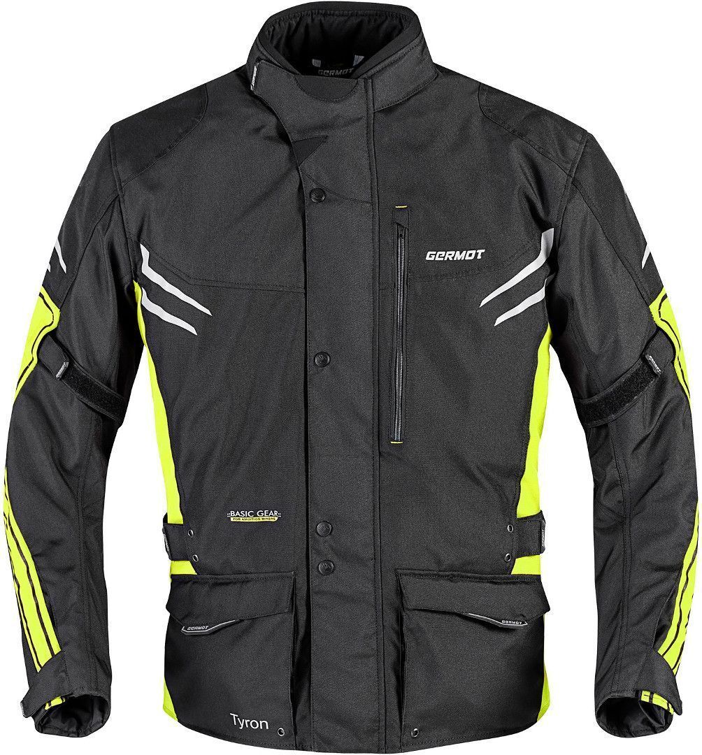 Germot Tyron Chaqueta de moto textil - Negro Amarillo (L)