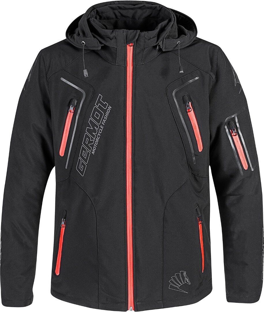 Germot Novara Chaqueta Softshell - Negro Rojo