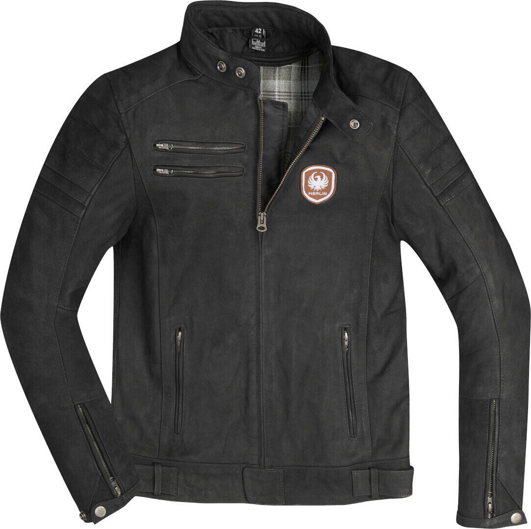 Merlin Alton Chaqueta de cuero moto - Negro (M)