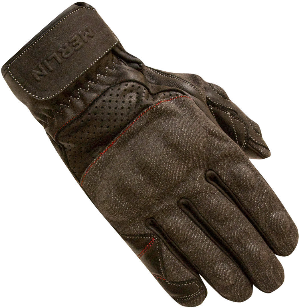 Merlin Maple Guantes de la motocicleta - Negro Gris (S)