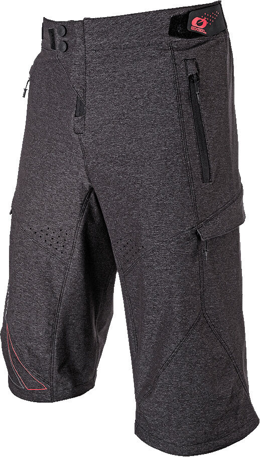 Oneal Stormrider 2019 Pantalones cortos para bicicletas - Gris Rojo (30)