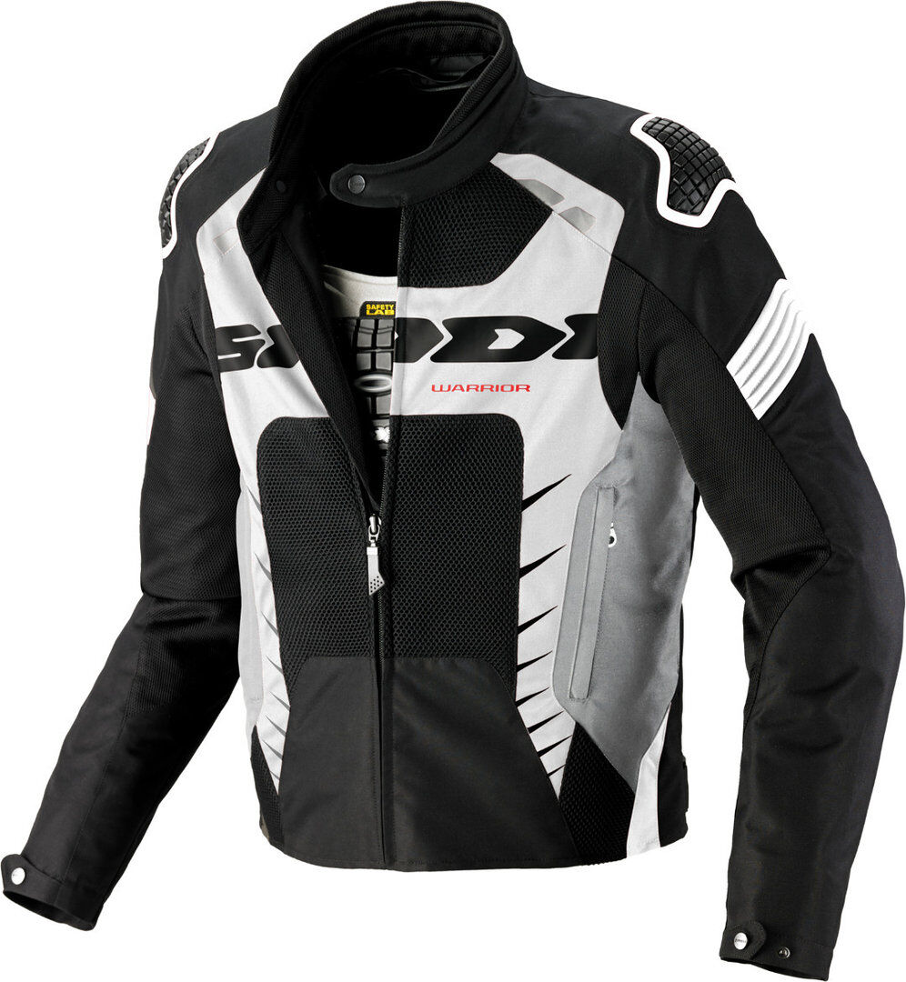 Spidi Warrior Net 2 Chaqueta de moto textil - Negro Blanco (3XL)