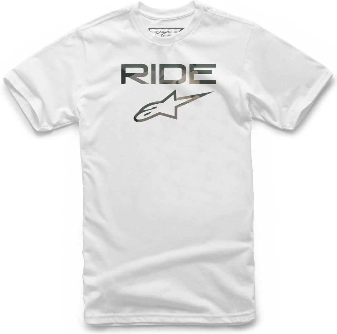 Alpinestars Ride 2.0 Camo T-shirt - Blanco (M)