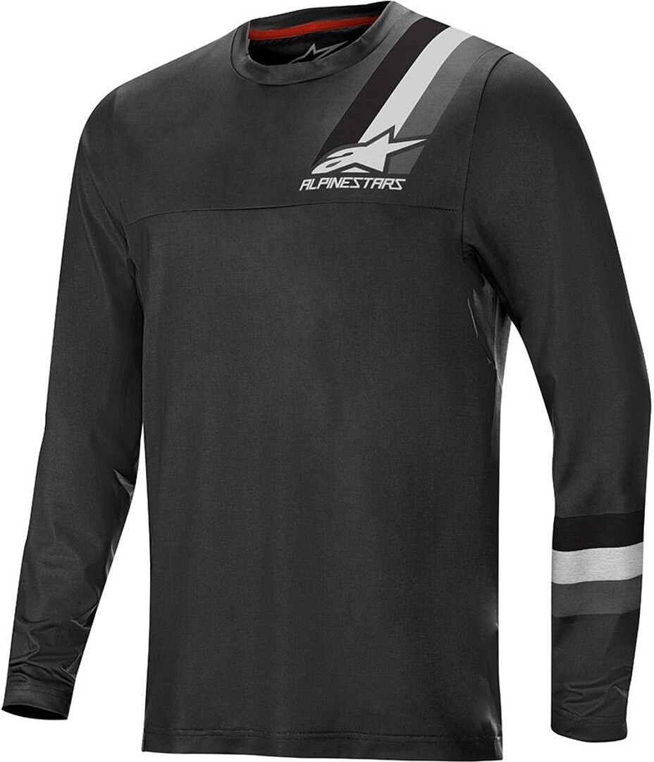 Alpinestars Alps 4.0 LS Bicicleta Jersey - Negro Gris