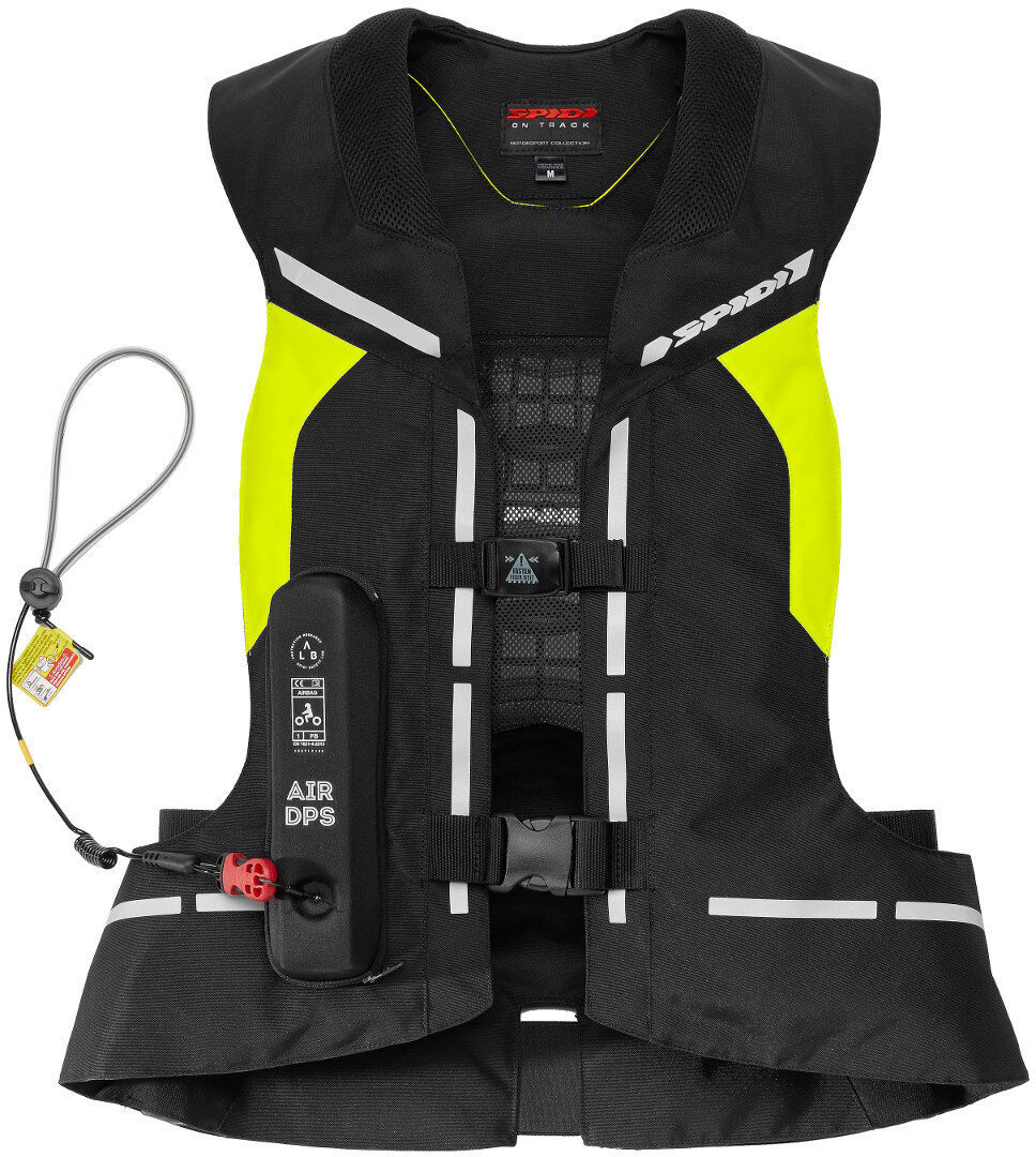 Spidi Air DPS Chaleco de airbag - Negro Amarillo (L)