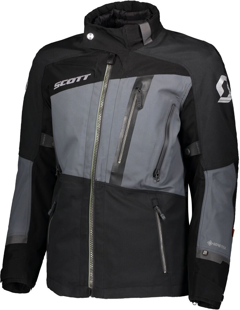 Scott Priority GTX Chaqueta textil de la motocicleta - Negro (XL)