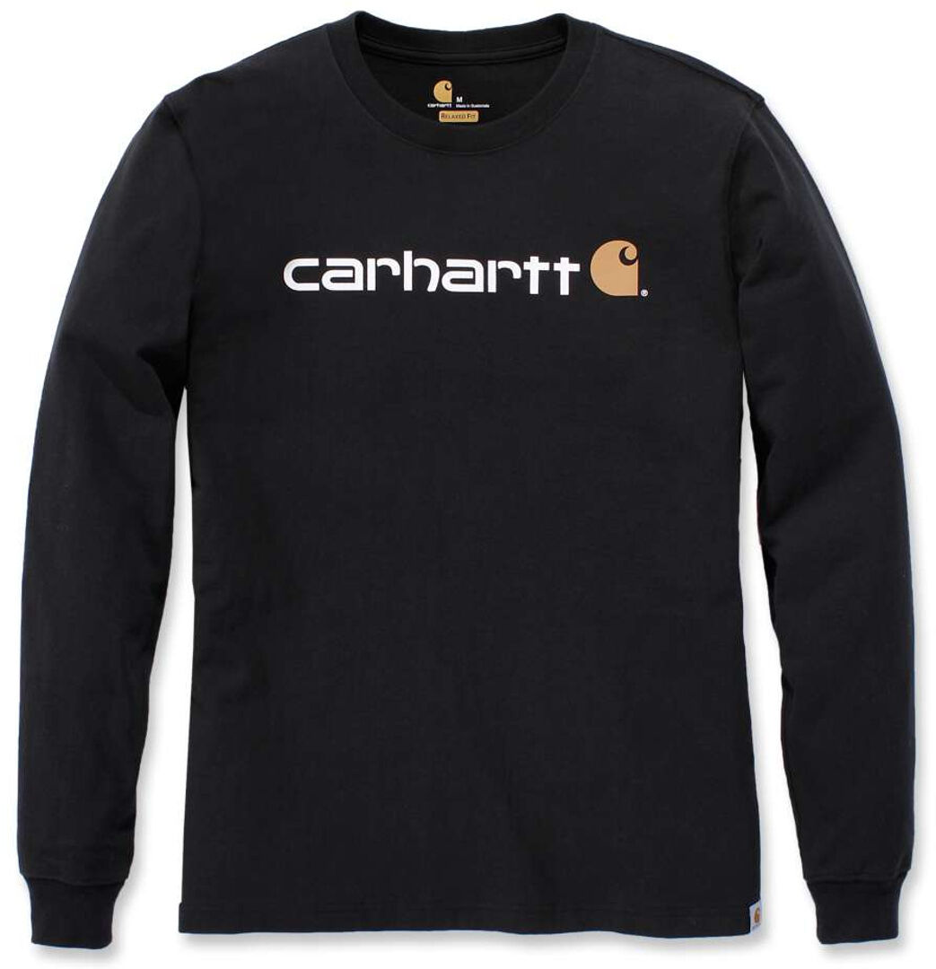 Carhartt EMEA Workwear Signature Graphic Core Logo Longsleeve - Negro (XL)