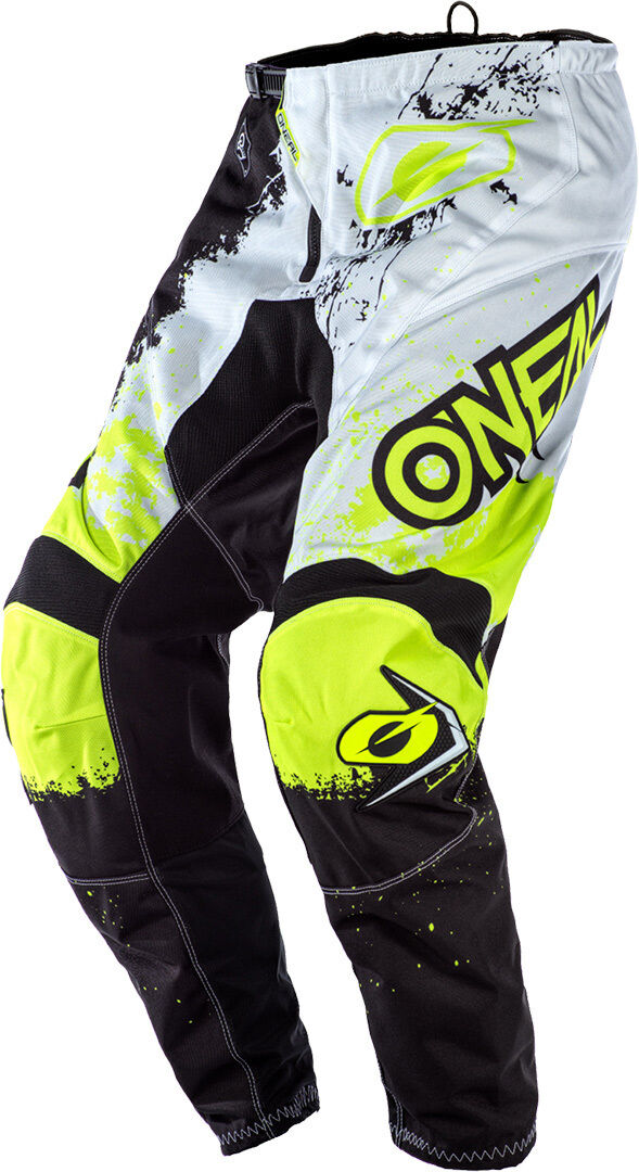 Oneal Element Impact Pantalones de Motocross - Negro Amarillo (32)