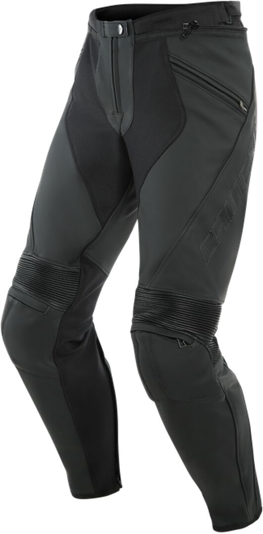 Dainese Pony 3 Pantalones de cuero para motocicleta - Negro (3XL)