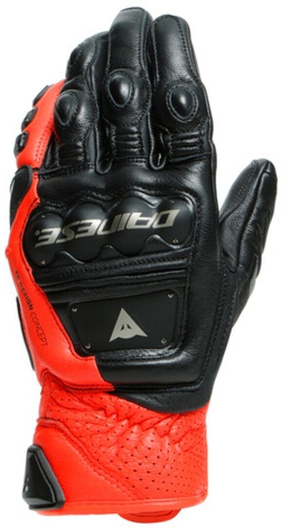 Dainese 4 Stroke 2 Guantes de motocicleta - Negro Rojo (2XL)