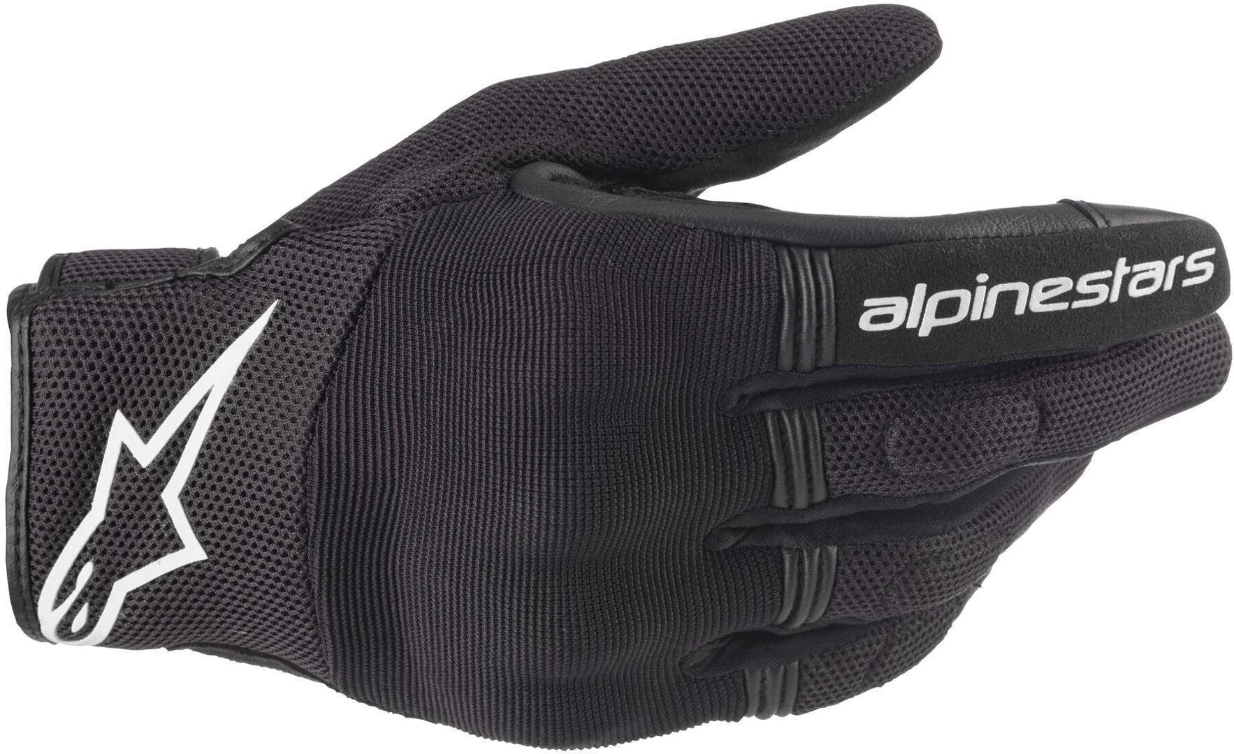 Alpinestars Copper Guantes de motocicleta - Negro Blanco (M)