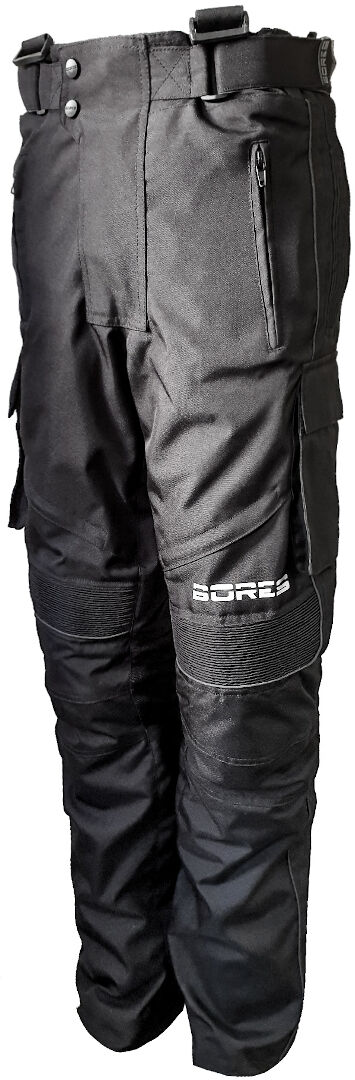 Bores Zip-Tec Pantalones Textiles para Motocicletas - Negro (3XL)