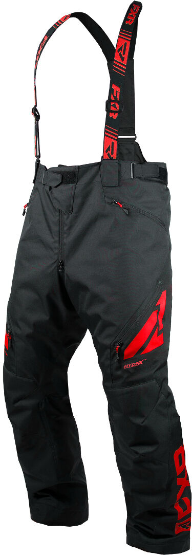 FXR Clutch FX Pantalones Bib - Negro Rojo (S)