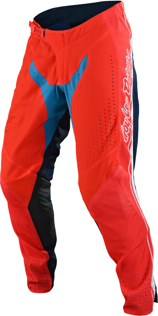 Lee SE Pro Boldor Pantalones de motocross - Blanco Azul Naranja (32)