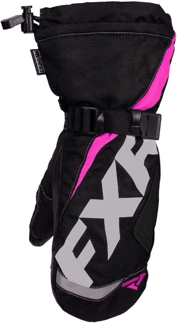 FXR Helix Race Mitt Guantes de invierno para jóvenes - Negro Rosa (L)