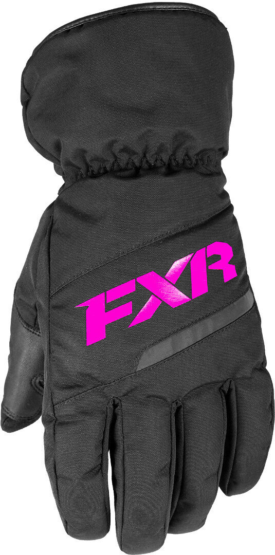 FXR Octane Niños Guantes de Invierno - Negro Rosa (M)