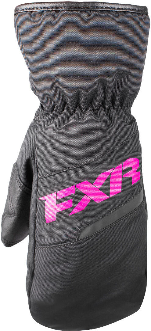 FXR Octane Mitt Niños Guantes de Invierno - Negro Rosa (L)