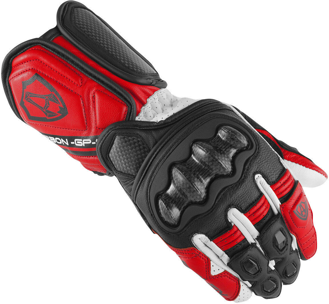 Arlen Ness RG-X Guantes de motocicleta - Negro Blanco Rojo (XS)