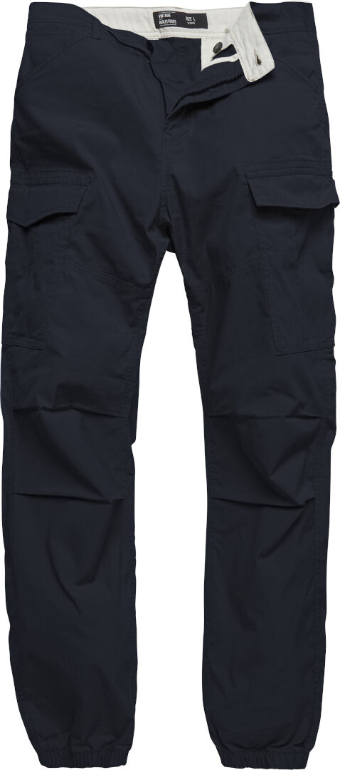 Vintage Industries Conner Cargo Pantalones - Negro Gris (L)