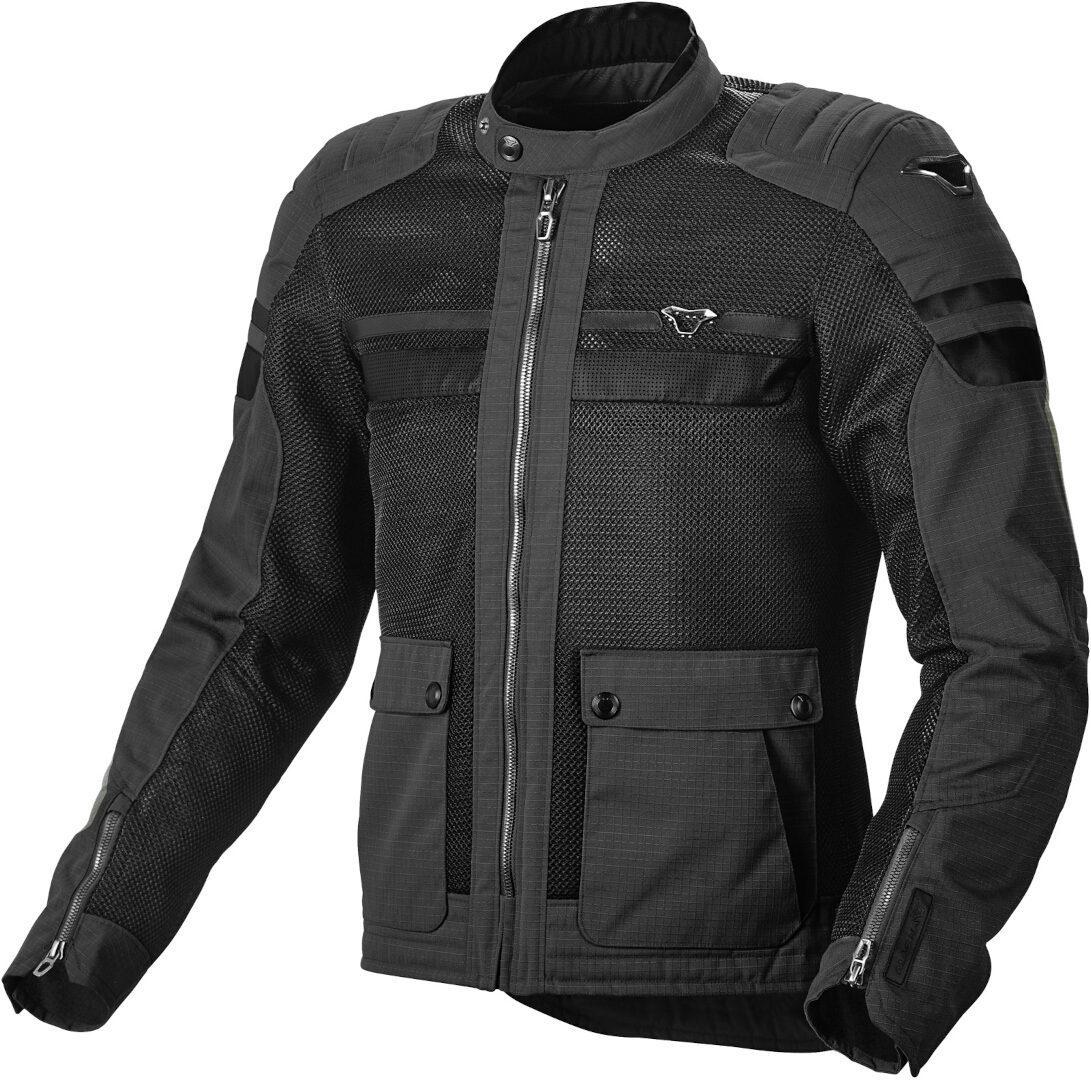 Macna Fluent Chaqueta textil de moto - Negro (S)